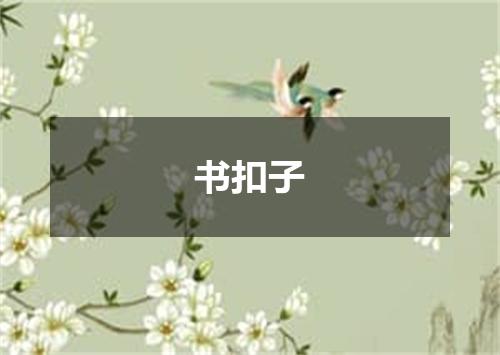 书扣子