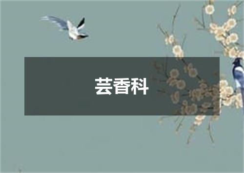 芸香科