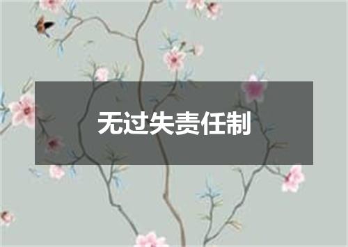 无过失责任制