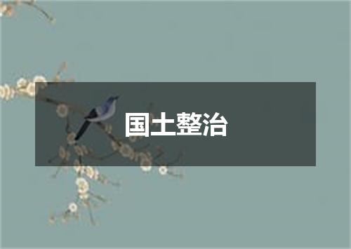国土整治
