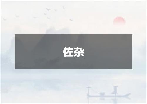 佐杂