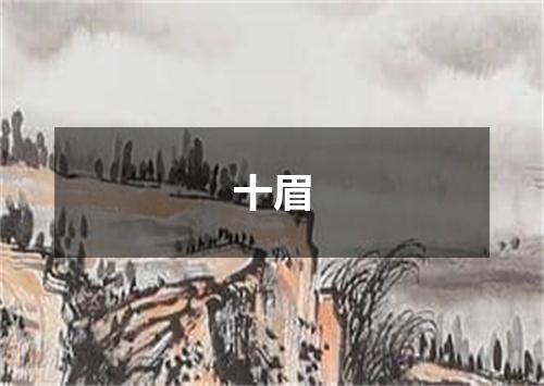 十眉