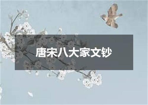 唐宋八大家文钞