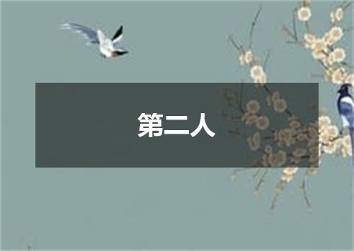 第二人