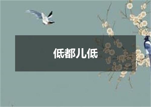 低都儿低