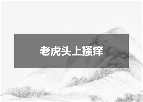 老虎头上搔痒