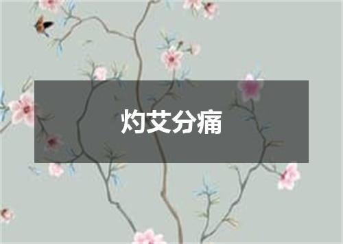 灼艾分痛