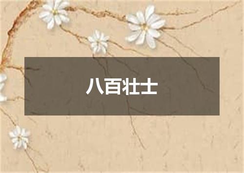 八百壮士