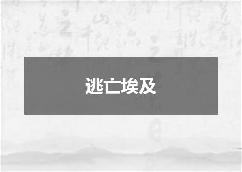 逃亡埃及