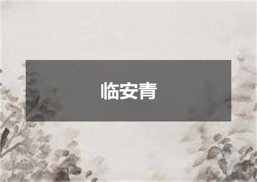 临安青