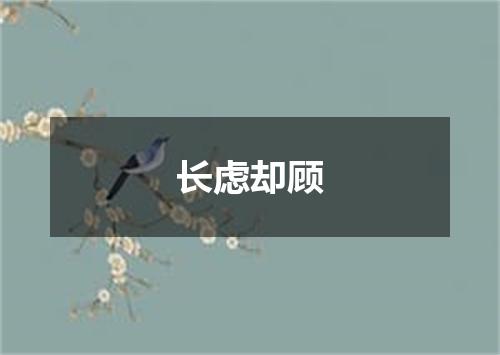长虑却顾