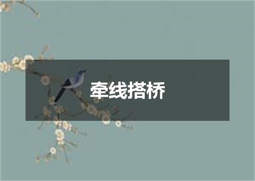 牵线搭桥