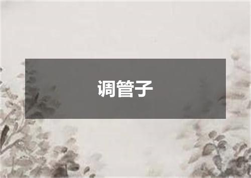 调管子