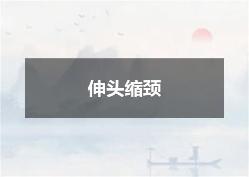 伸头缩颈