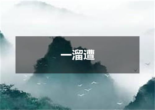 一溜遭