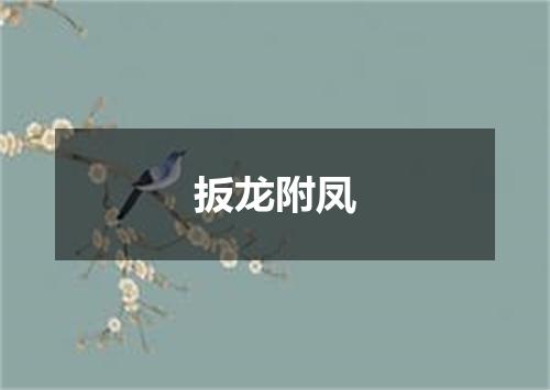 扳龙附凤