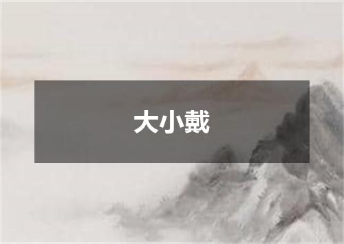 大小戴