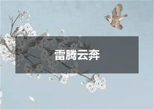 雷腾云奔