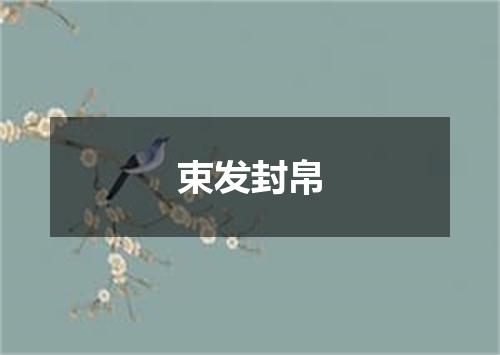 束发封帛