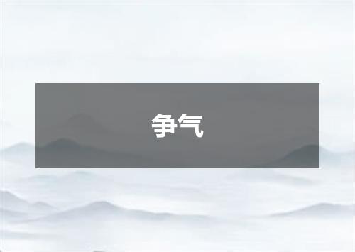 争气