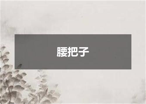 腰把子