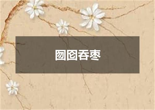 囫囵吞枣
