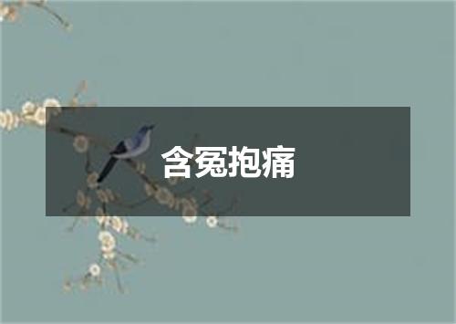 含冤抱痛