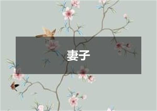 妻子