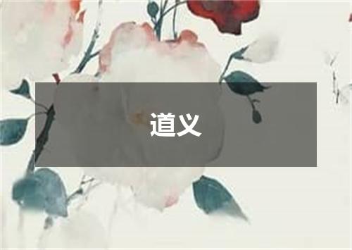 道义