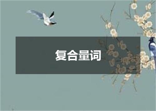 复合量词