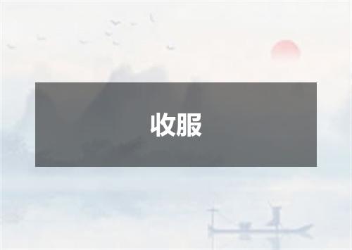收服