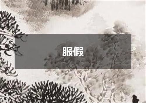 服假