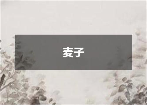 麦子