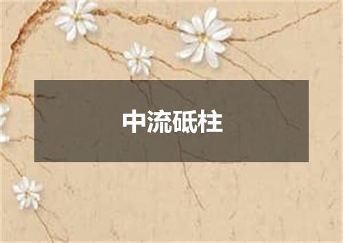 中流砥柱