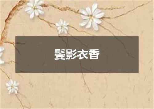 鬓影衣香