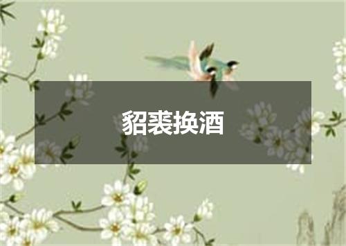 貂裘换酒