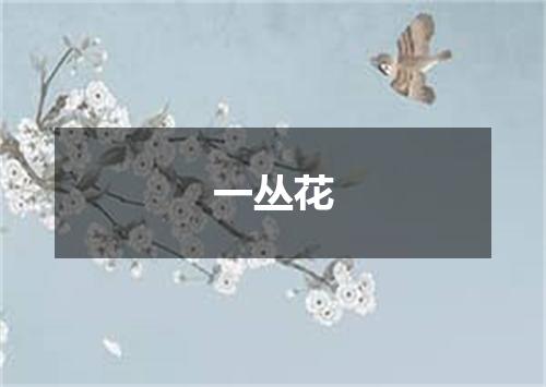 一丛花
