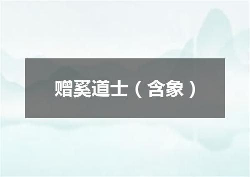 赠奚道士（含象）
