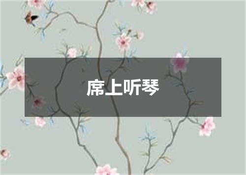 席上听琴