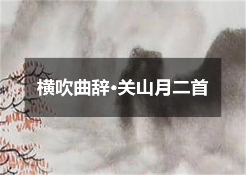 横吹曲辞·关山月二首