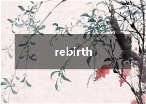rebirth是什么意思