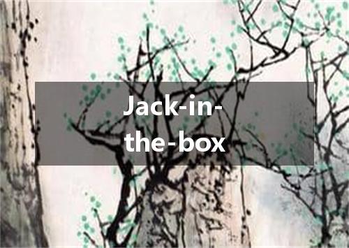 Jack-in-the-box是什么意思