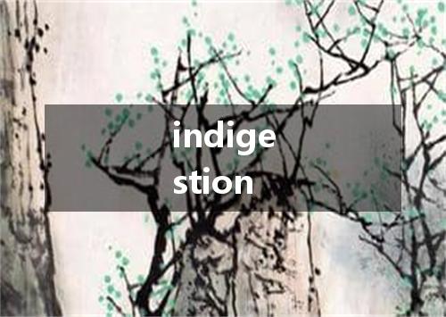 indigestion是什么意思