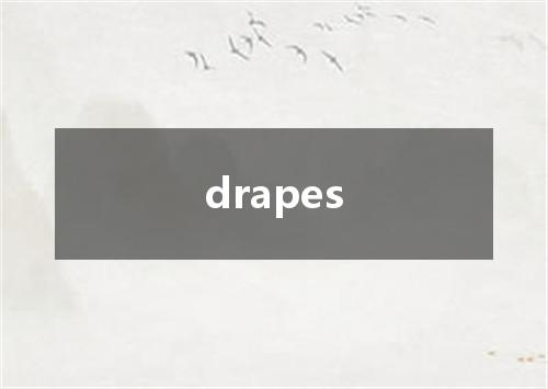 drapes是什么意思