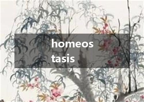 homeostasis是什么意思