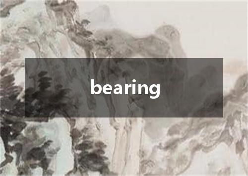 bearing是什么意思