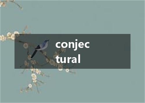 conjectural是什么意思
