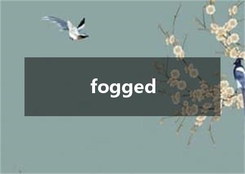 fogged是什么意思