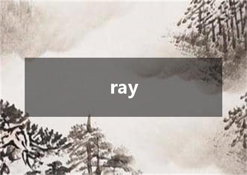 ray是什么意思