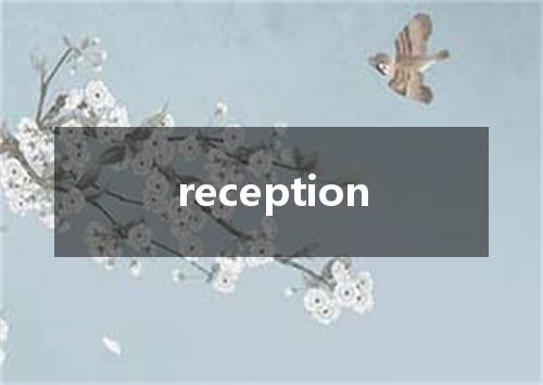 reception是什么意思